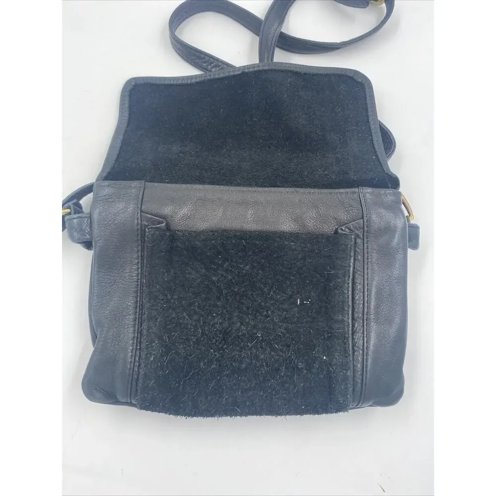 Elie Handbags Genuine Leather Crossbody Bag 9”x 7” Made in USA, Leather Purse - Picture 5 of 11